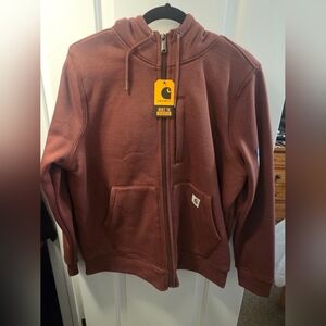 Womens Carhartt Full Zip Sherpa Hoodie Size Large